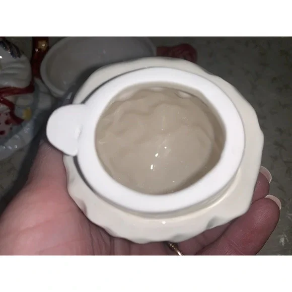 Vtg Teapot Patchwork Angel 1996 Cosmos For H.O.L. 3 Piece Tea For One Tea Pot - Picture 13 of 16